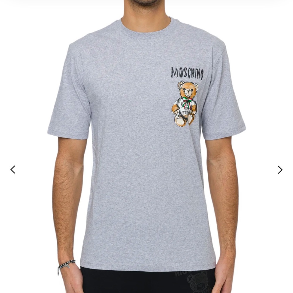 NWT Moschino Couture teddy bear graphic cotton tee